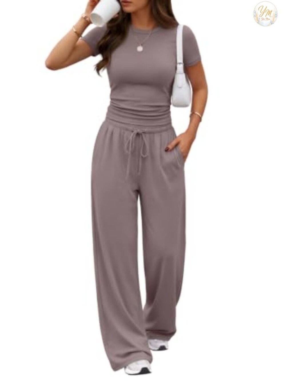 Women's 2 Piece Lounge Set with Pockets